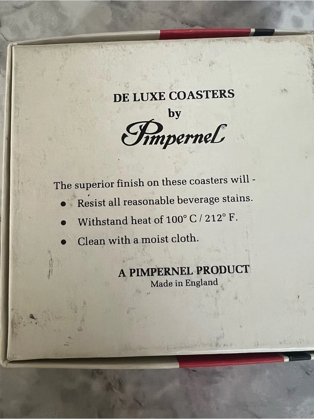 Vintage Pimpernel Coasters Set of 6 | Old English Inns